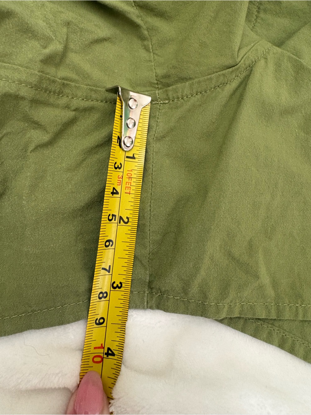 Madewell Olive Green High-Waist Women’s Shorts - Picture 8 of 8